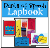 Parts of Speech grammar worksheets & lapbook