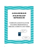 Parts of Speech-prepositional phrases, subjects, and verbs