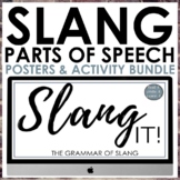 Parts of Speech with Slang BUNDLE: Posters and Google Slid