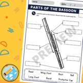 Parts of The Bassoon Worksheet, with Answer Keys