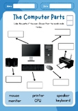 Parts of The Computer Worksheet, with Answer Keys