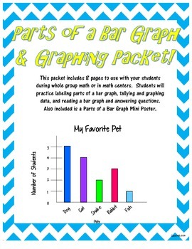 Preview of Parts of a Bar Graph and Graphing Packet