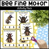 Bee Fine Motor Activities w/ Parts of a Bee Cards, Pollina