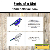 Parts of a Bird Book - Montessori Nomenclature