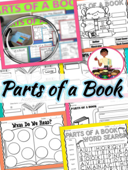 Preview of Parts of a Book | Concepts of Print | Back to School