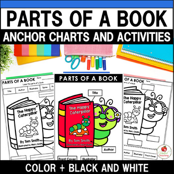 Preview of Parts of a Book | Back to School | Fall