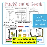 Parts of a Book | Elementary Library Media Center Lesson Plan