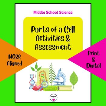 Preview of Parts of a Cell Activities and Assessment (Print and Digital)