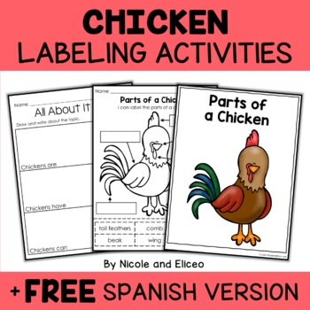 Parts of a Chicken Activities by Nicole and Eliceo | TpT