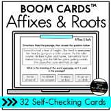 Affixes & Roots | Boom Cards | Digital Task Cards