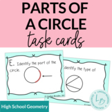 Parts of a Circle Task Cards