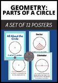 Parts of a Circle for Geometry in Math