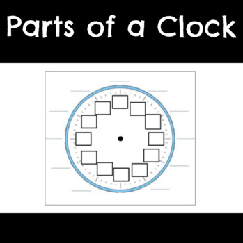 Preview of Parts of a Clock!