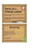 Parts of a Friendly Letter Flipchart