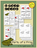 Parts of a Frog 3-Part Cards, Book Making Masters, and Par