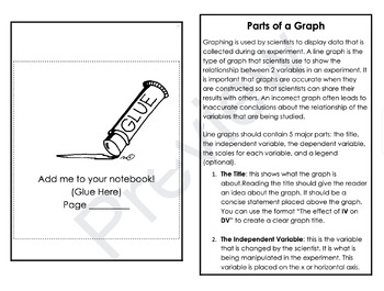 Preview of Parts of a Graph Text Booklet 