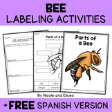 Parts of a Honey Bee Activities + FREE Spanish