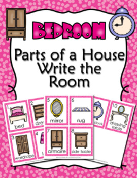 Parts Of A House Bedroom Write The Room By Pink Posy Paperie Tpt