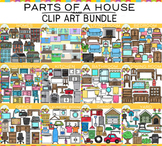 Parts of a House Clip Art Bundle