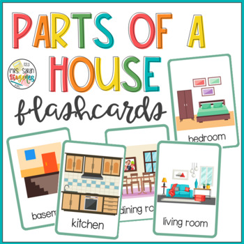 Flashcards House Parts Stairs - Profe Recursos