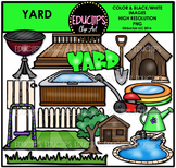 Parts of a House~Yard Clip Art Bundle {Educlips Clipart}