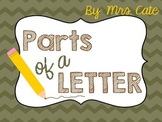 Parts of  a Letter