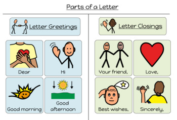 Preview of Parts of a Letter