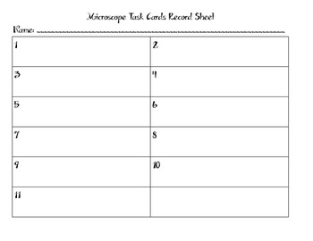 Parts of a Microscope Game by Smith Science and Lit | TpT