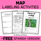 Parts of a Map Activities + FREE Spanish