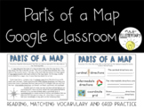 Parts of a Map Google Slides Digital Assignment