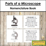 Parts of a Microscope Book - Montessori Nomenclature