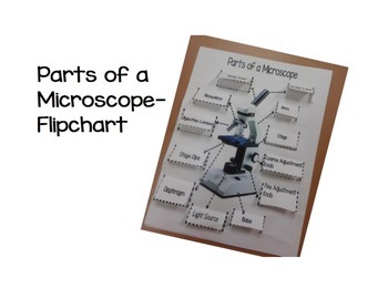 Preview of Parts of a Microscope Foldable--Flipchart ONLY