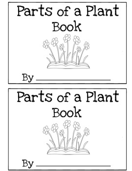 Preview of Parts of a Plant Book Differentiated (Read, Trace, Fill in the Blank)