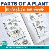 Parts of a Plant Interactive Notebook, plant adaptations w