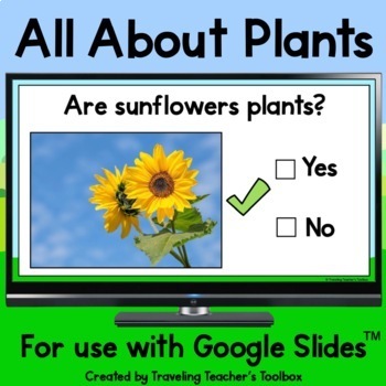 Preview of Parts of a Plant and Plant Life Cycle for Google Classroom™