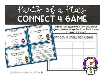 Preview of Parts of a Play Connect 4 Game