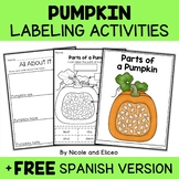 Parts of a Pumpkin Activities + FREE Spanish