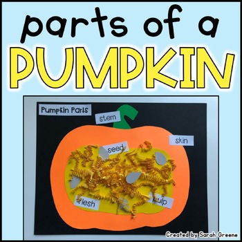 Preview of Parts of a Pumpkin Craft