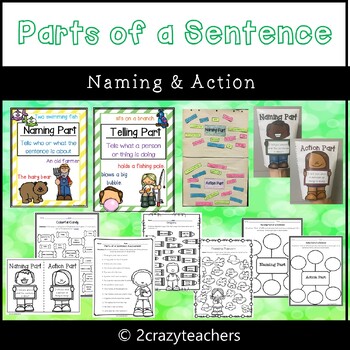 Preview of Parts of a Sentence : Naming and Action