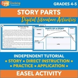 Parts of a Story - Made-for-Easel Literature Activity