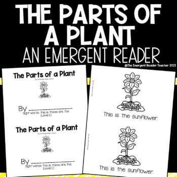 Preview of Parts of a Plant Guided Reading Sunflower Book Level C