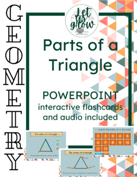 Preview of Parts of a Triangle - PowerPoint - Montessori - Audio - Distance Learning