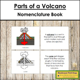 Parts of a Volcano Book - Montessori Nomenclature