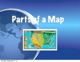 Parts of a map power point