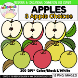 Parts of an Apple {Labeling Clipart}
