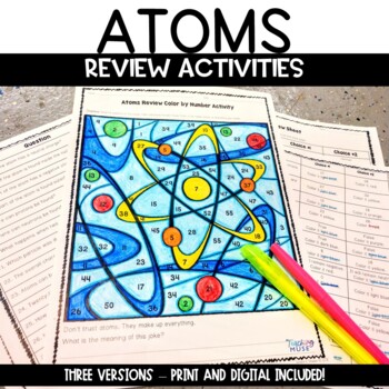 Preview of Atoms and Elements Review Activity