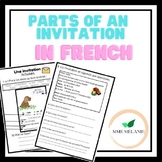 Parts of an Invitation: French