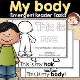 Parts of the Body - Emergent Reader Activities - Preschool