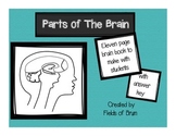 Parts of the Brain "Brain Book" Activity