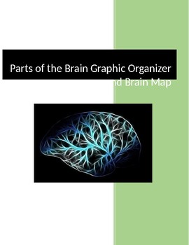 Preview of Parts of the Brain Graphic Organizer and Brain Map